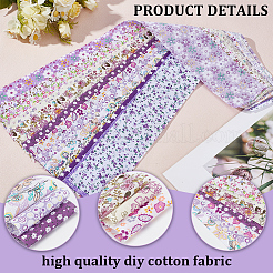 40 Stück Baumwollstoff mit Blumenmuster&nbsp;DIY-WH20031-112