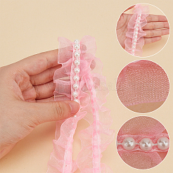 1 Stück plissiertes Spitzenband aus Polyester&nbsp;OCOR-WR0001-30