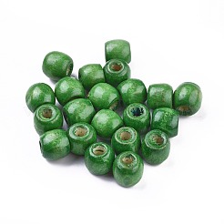 Perles en bois d'érable naturel teint&nbsp;WOOD-Q007-12mm-03-LF