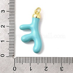 Colgantes de esmalte de latón&nbsp;KK-I378-06G