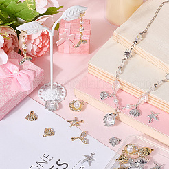 32 stücke 8 stile legierung strass anhänger&nbsp;FIND-SC0016-46