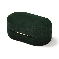Rechteckige Samt Paar Ringe Box&nbsp;CON-P013-A01-A