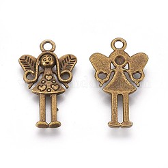 Colgantes de hadas de la aleación de estilo tibetano&nbsp;X-TIBEP-S613-AB-LF