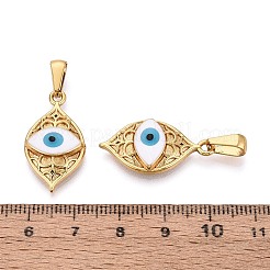 Pendentifs en acier inoxydable 304 et émail&nbsp;STAS-T072-80A-G