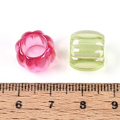 UV-Beschichtung transparente europäische Acrylperlen&nbsp;TACR-T029-06M