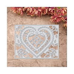 Herz Kohlenstoffstahl Schneidwerkzeuge Schablonen&nbsp;DIY-WH0170-061