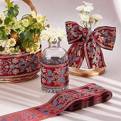 Rubans de polyester de broderie de style ethnique&nbsp;OCOR-WH0079-25B
