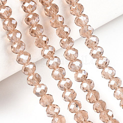 Chapelets de perles en verre électroplaqué&nbsp;EGLA-A034-T10mm-A29