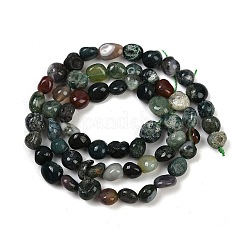 Chapelets de perles en agate indienne naturelle&nbsp;G-Q060-D08-01