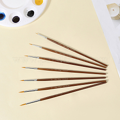 7 Stück Nylon-Nagelkunst-Liner-Pinsel&nbsp;AJEW-WH20022-77