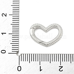 925 anillos de puerta de resorte de plata esterlina&nbsp;STER-S012-07B-P