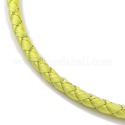 Bracelets tressés en cordon de polyester réglable&nbsp;BJEW-Z085-01G-15