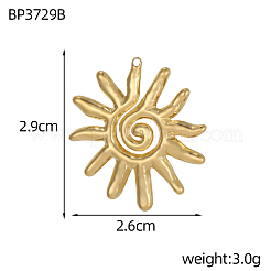 Anhänger aus Edelstahl 304&nbsp;STAS-OY005-69G
