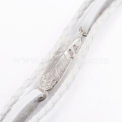 Lederband Multi-Strang-Armbänder&nbsp;BJEW-P169-H