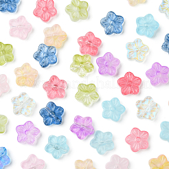 30 pièce de perles de verre peintes à la cuisson&nbsp;GLAA-FS0001-97H