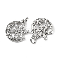 Shegrace Messing-Anhänger mit klarem Zirkonia-Pavé&nbsp;XGRQ4D302-665P