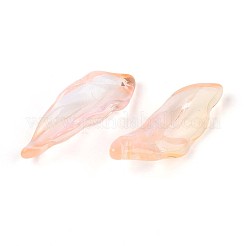 Anhänger aus transparentem Glas mit Backfarbe&nbsp;DGLA-N014-02A