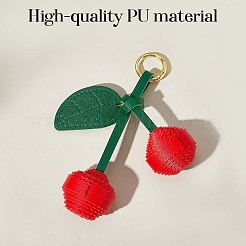 1 porte-clés en cuir PU avec alliage&nbsp;KEYC-SP0001-41C