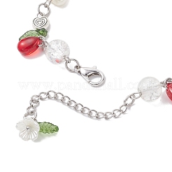 Bracelets à breloques en perles d'imitation en plastique ABS&nbsp;BJEW-JB12633