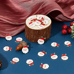 30pcs pendentifs en émail d'alliage de thème de noël&nbsp;ENAM-FH0001-77