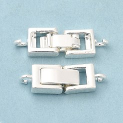 Gestellplattierte Messing-Faltverschlüsse mit Schlaufen&nbsp;KK-L184-89S