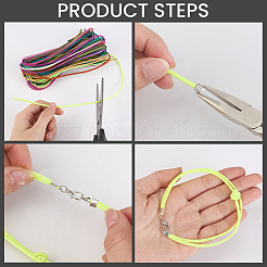Kit fai da te per realizzare braccialetti in cordino di velluto&nbsp;DIY-CL0002-49