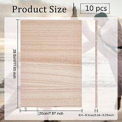 Planches de karaté en bois&nbsp;WOOD-WH0027-51B