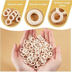 70 pièce de 4 tranches de bois non finies&nbsp;DIY-NB0007-67