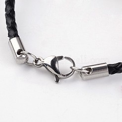 Geflochtenen Lederband Armbänder&nbsp;BJEW-JB02206