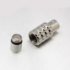 Fermoirs magnétiques en acier inoxydable 304 résistant au ternissement avec emembouts collées&nbsp;X-STAS-J016-01P