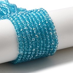 Chapelets de perles en verre électroplaqué&nbsp;LS-EGLA-D020-3x2mm-41