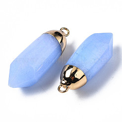 Natürliche weiße Jade spitzen Anhänger&nbsp;G-Q998-009A
