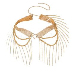 Chaînes de taille en alliage de cristal et strass superposés pour femmes&nbsp;FS-WGA9AD1-02