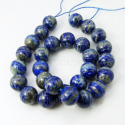 Natürlicher Lapislazuli Perlenstränge&nbsp;X-G-G099-4mm-7