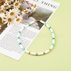 Collares de cuentas de heishi de arcilla polimérica&nbsp;NJEW-JN03504-03