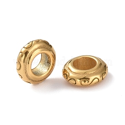 Perlas europeas de acero inoxidable 304 con revestimiento iónico (IP)&nbsp;STAS-I069-12G