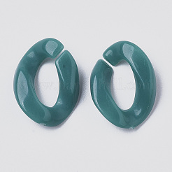 Opake Acryl Verknüpfung Ringe&nbsp;LS-OACR-T011-88A