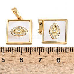 Messing micro pave klare zirkonia anhänger&nbsp;KK-C109-07A-G