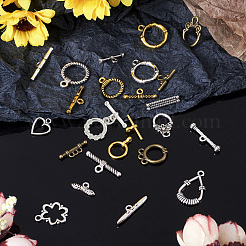 Aleación de estilo tibetano toggle corchetes&nbsp;PALLOY-TA0001-48