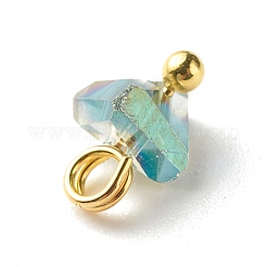 Glas Charms galvanisieren&nbsp;PALLOY-JF00821-06