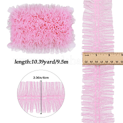10 m langer plissierter Spitzenbesatz aus Polyester&nbsp;OCOR-GF0003-21A