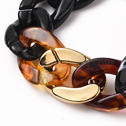 Bracelets en acrylique à maillons cubains&nbsp;BJEW-JB05659