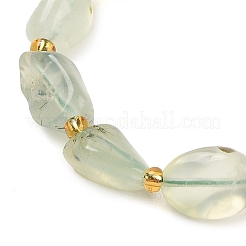 Set di bracciali e collane con perline di prehnite naturale&nbsp;SJEW-P004-01P-01