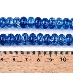 Peinture de cuisson perles de verre transparentes brins&nbsp;DGLA-N005-12D