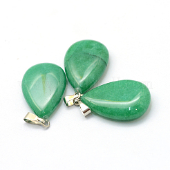 Tropfengefärbte natürliche Malaysia Jade Anhänger&nbsp;G-Q368-10