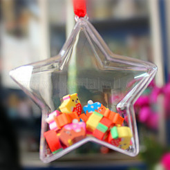 Décorations de Noël étoiles pendentif&nbsp;AJEW-WH0020-18