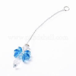 Decorazione pendente da appendere alla parete con perline di cristallo fata&nbsp;HJEW-G019-02A