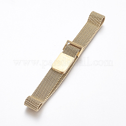 PVD-Vakuumbeschichtung 430 Edelstahl Mesh Armband Herstellung&nbsp;MAK-L021-01G