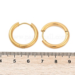 Ionenplattierung (IP) 304 Edelstahl Huggie Creolen&nbsp;X-EJEW-O087-06A
