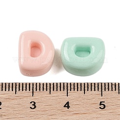 Cabochons décodés en résine opaque&nbsp;CRES-M033-01D